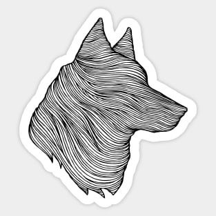 THE WOLF II Sticker